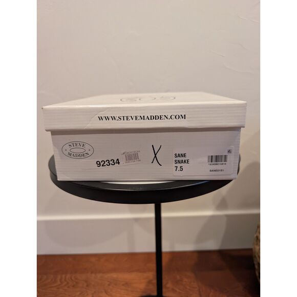 Steve Madden SANE SNAKE Heels – Size 7.5, 4" Stiletto, Snakeskin Print, - Picture 9 of 9